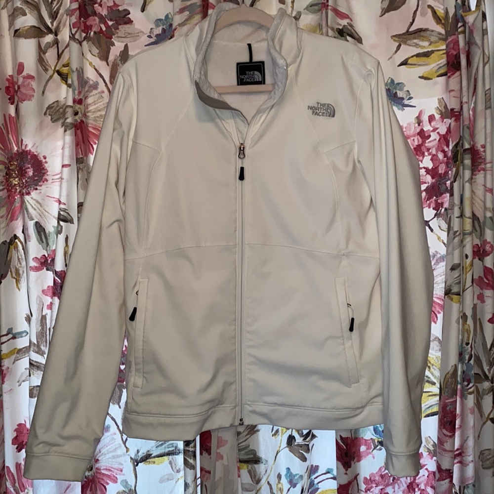 EUC White Northface Jacket